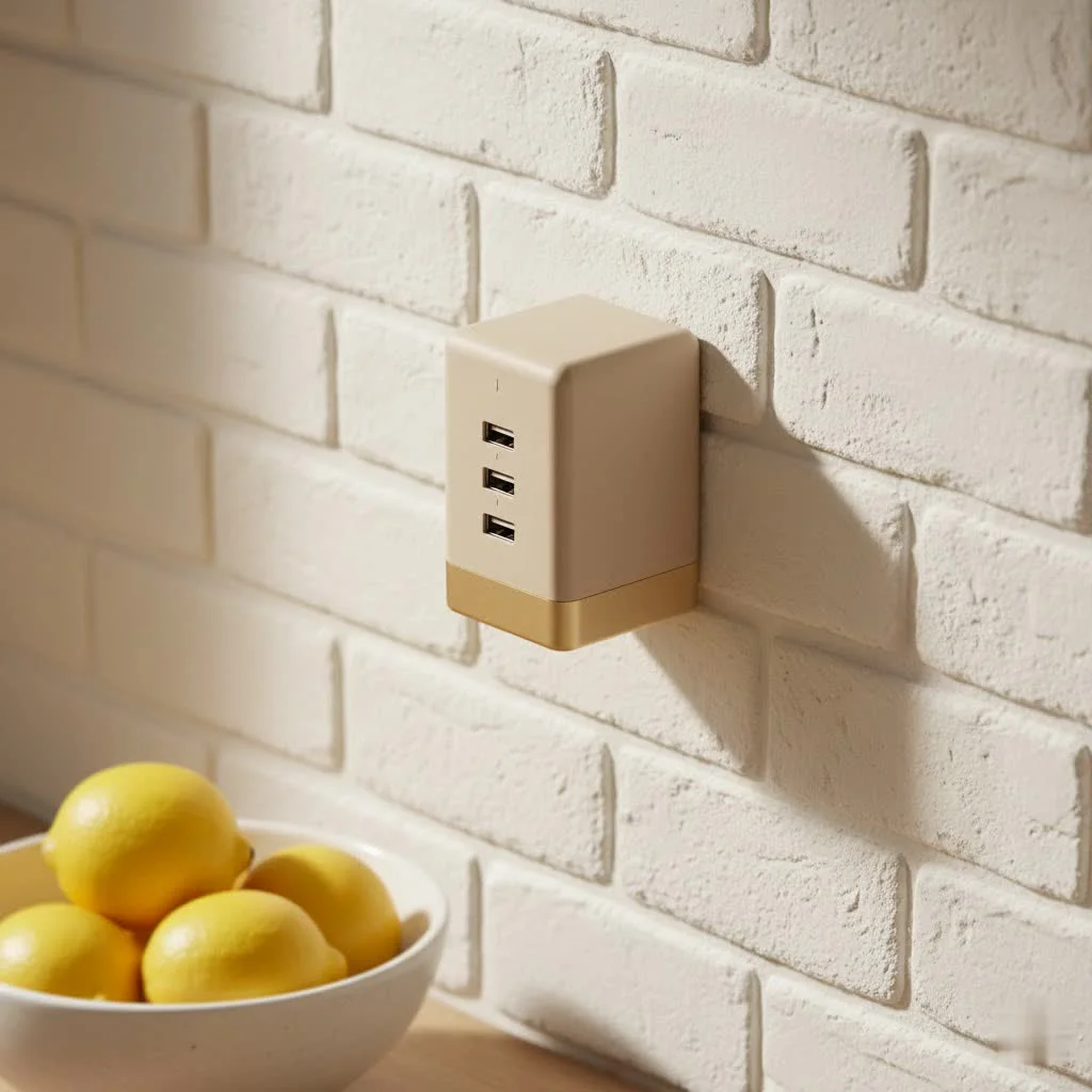 Wall plug adapter for car charger powering a device
