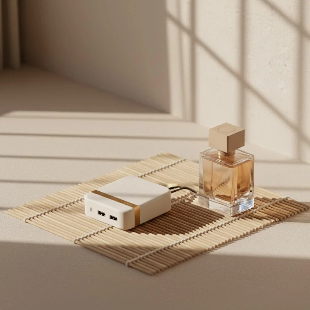 Modern fast wall charger with multiple ports