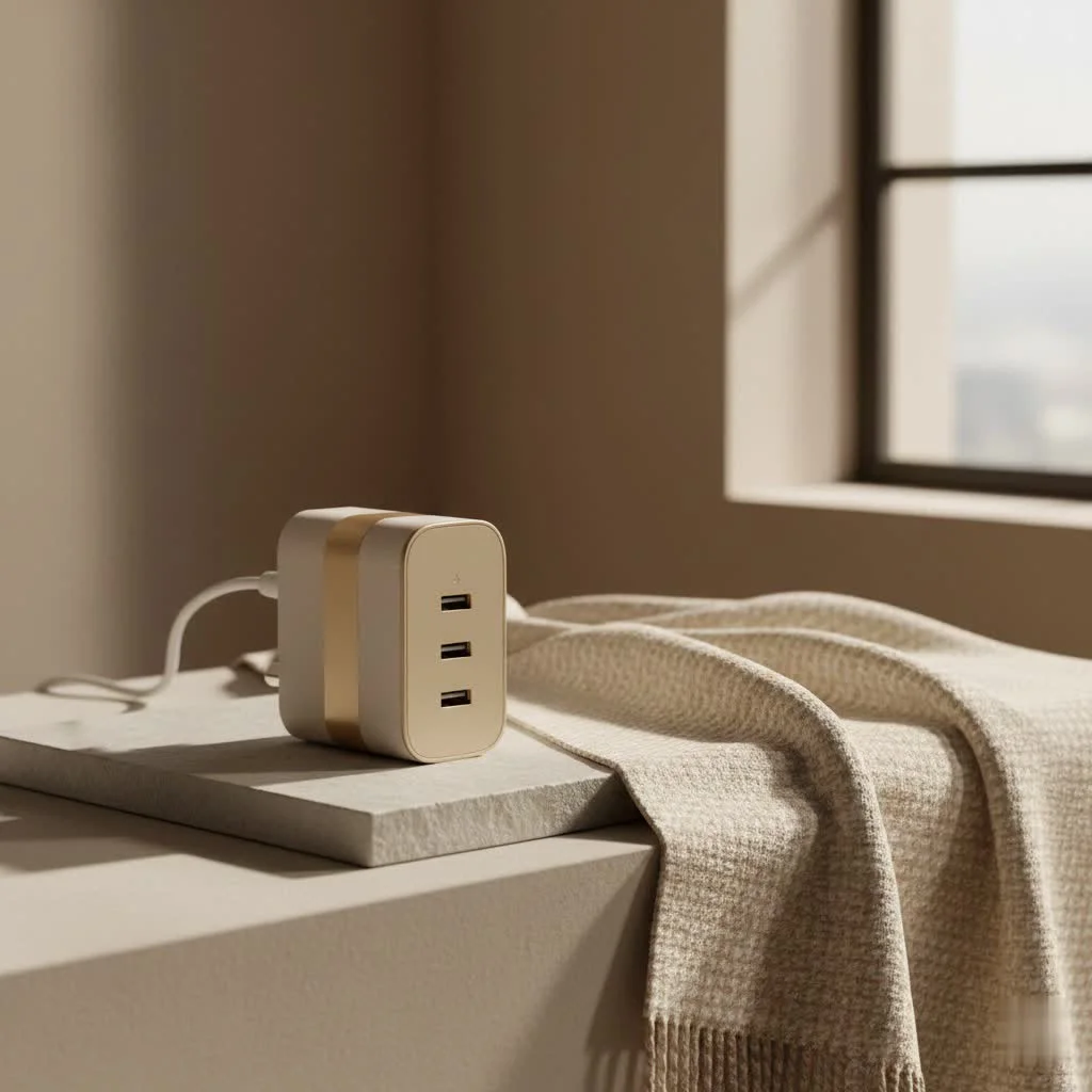 Heyday wall charger in a vibrant color