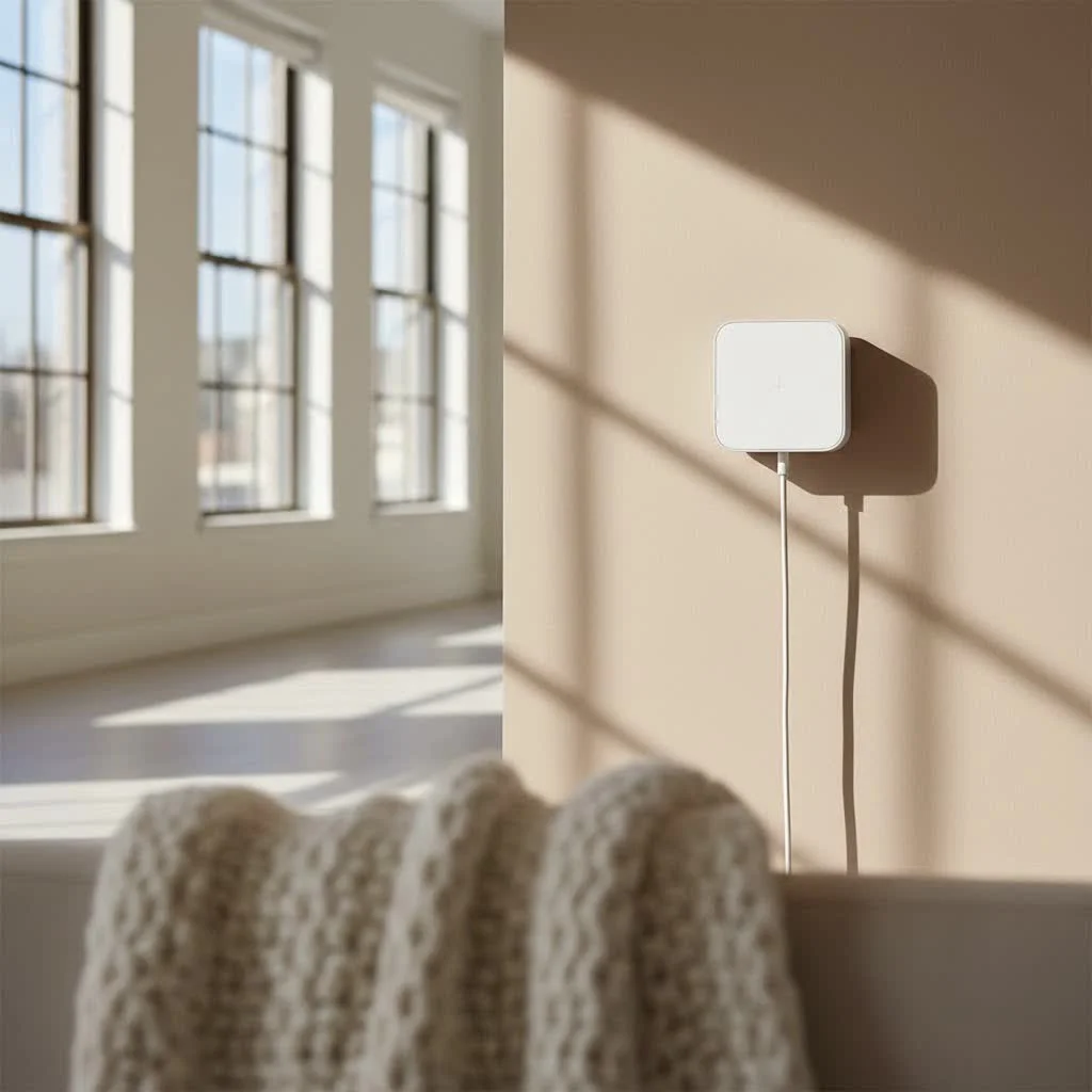 Car charger plugged into a wall adapter, powering a smartphone