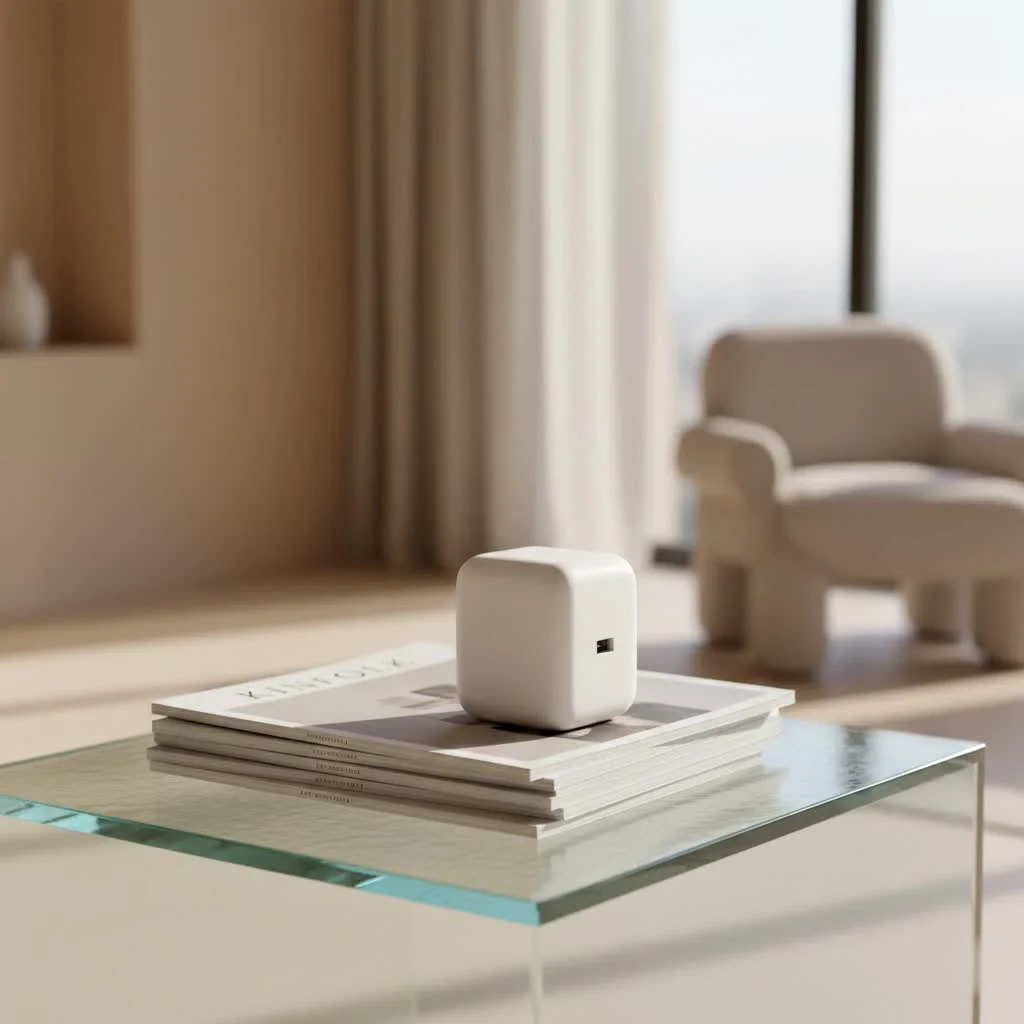 Various wall outlet chargers with different port types and sizes
