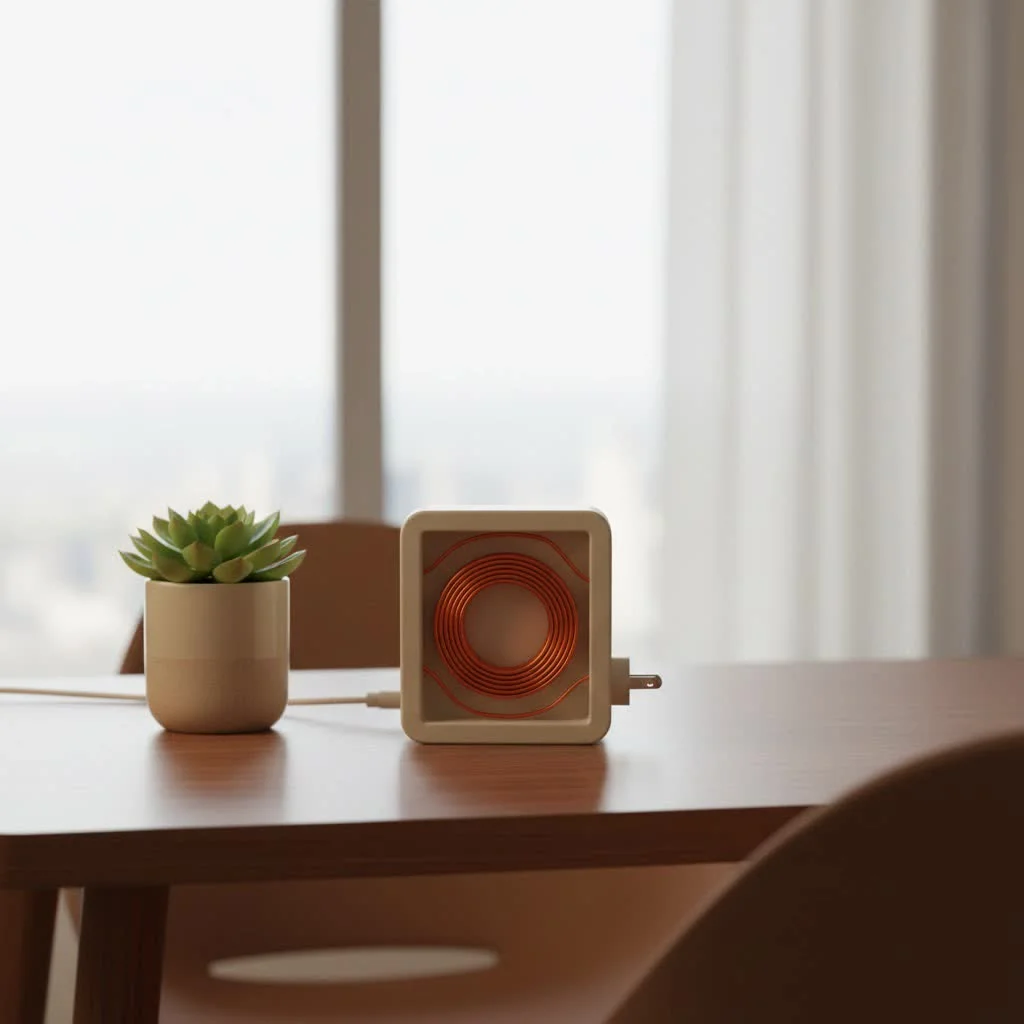 Modern wall charger with multiple ports