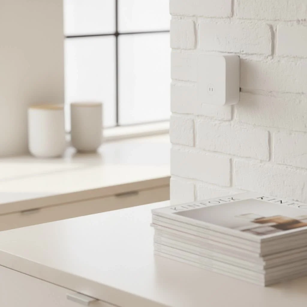 Thin USB wall charger for travel