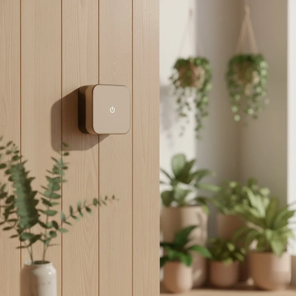Samsung USB C wall charger connected to a smartphone